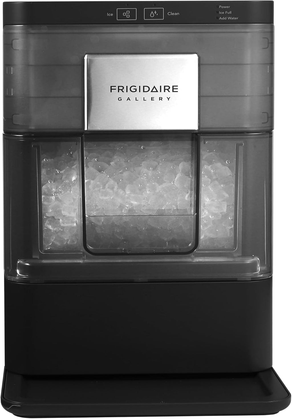 FRIGIDAIRE Gallery Countertop Crunchy Chewable Nugget Ice Maker, 44lbs per Day, Auto Self Cleaning, 2.0 Gen, Black woonhhop