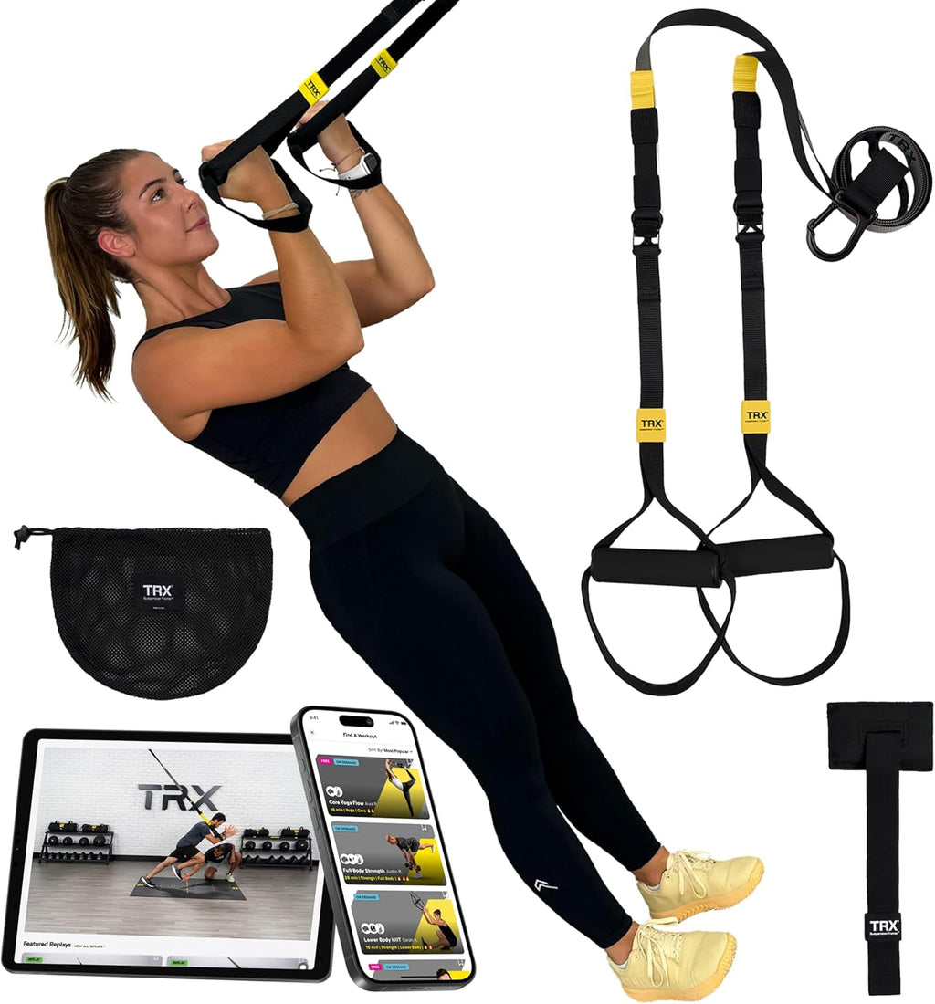 TRX GO Suspension Trainer, At Home, Portable Gym Workout, For Strength Training wourant