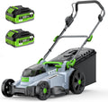 40V Cordless Lawn Mower, Electric Battery Powered 4.0Ah Walk Behind Lawnmower wourant