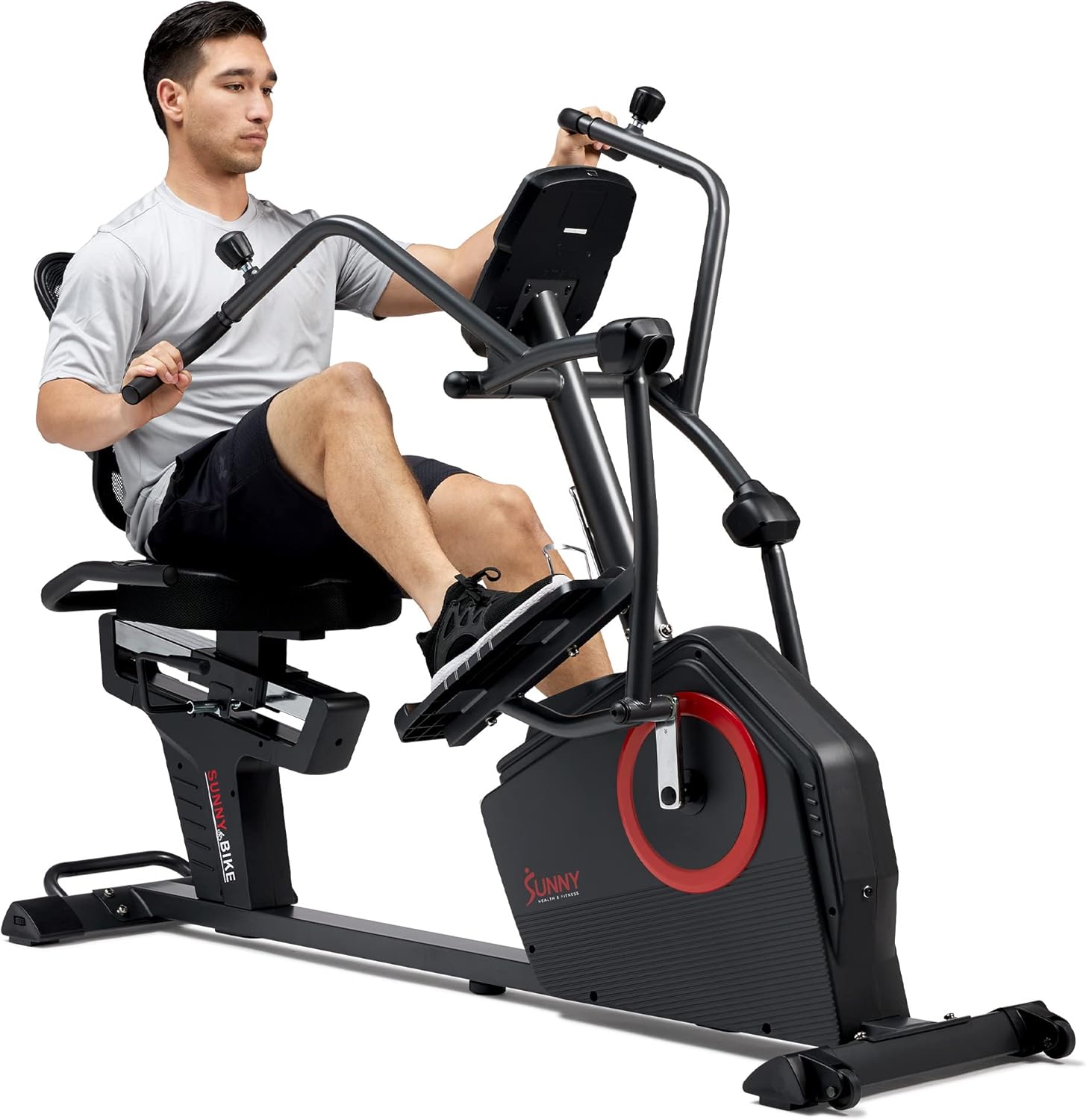 Sunny Health & Fitness Elite Horizontal Cross Trainer Arm Trainer for Home Arm/Leg Training wourant