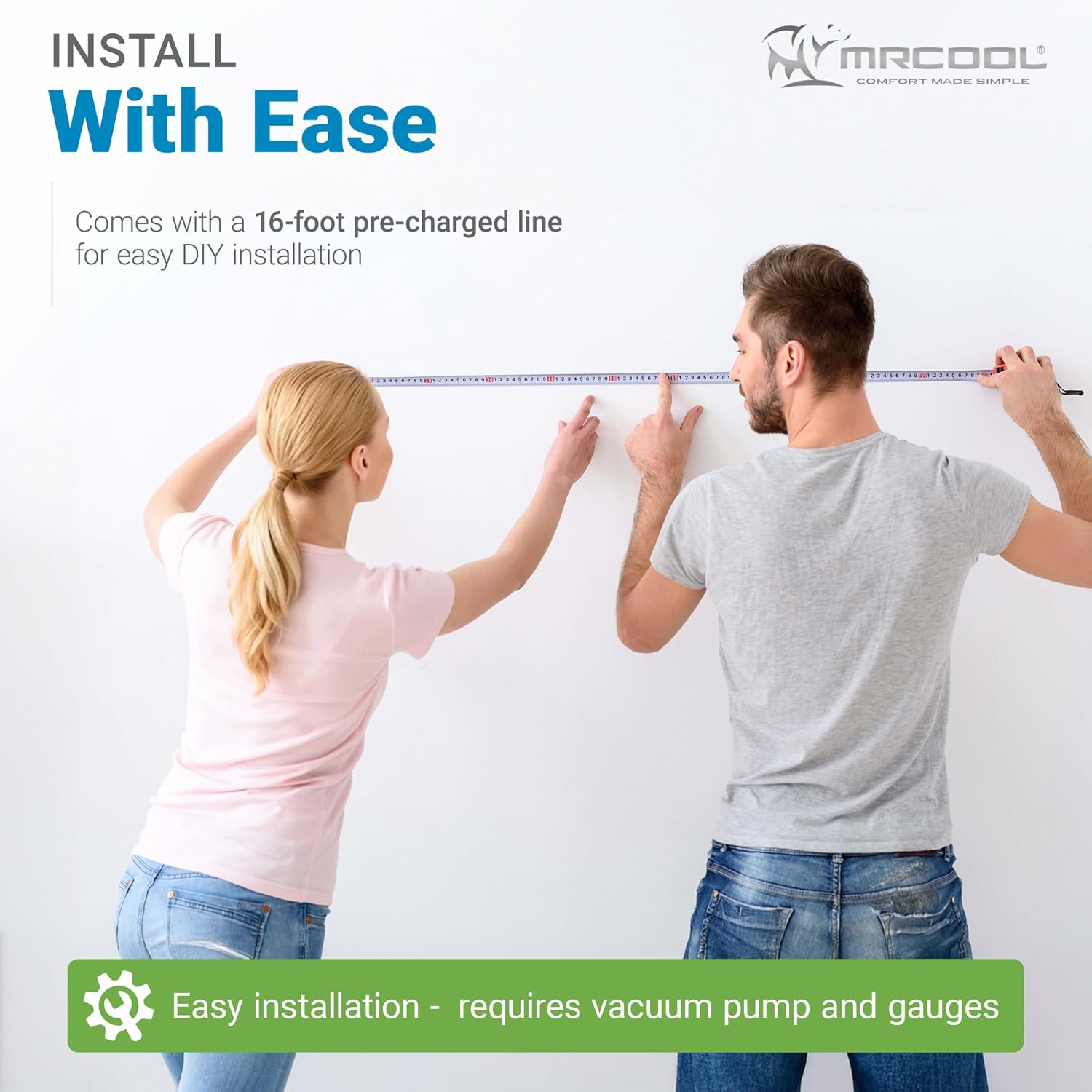 MRCOOL 24000 BTU 230V Ductless Inverter Mini Split Air Conditioner & Heat Pump System, Easy Pro Series - Wall-Mounted AC Unit w/Heating and Cooling for Home, Office & Commercial Space wourant