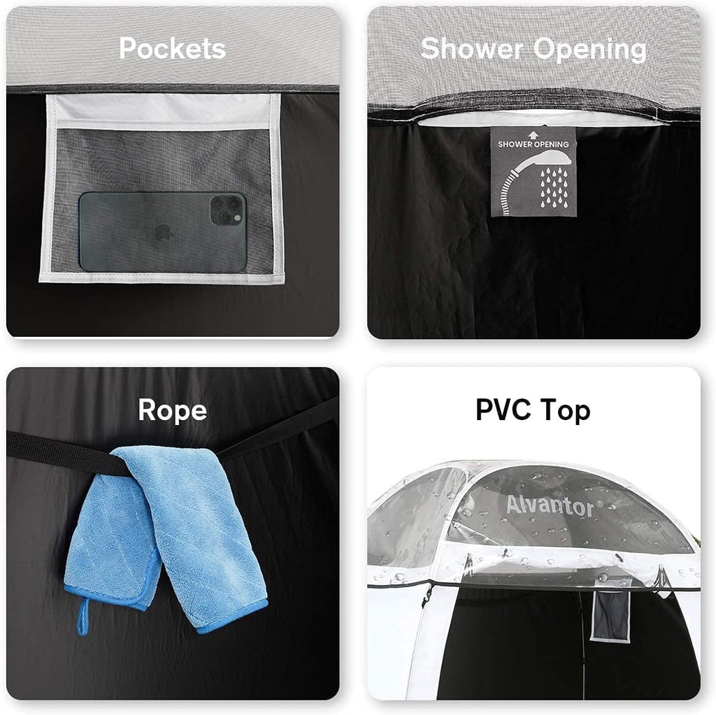Shower tent, pop-up changing room, outdoor shower, pop-up privacy tent, toilet tent, portable shelter for camping changing room wourant