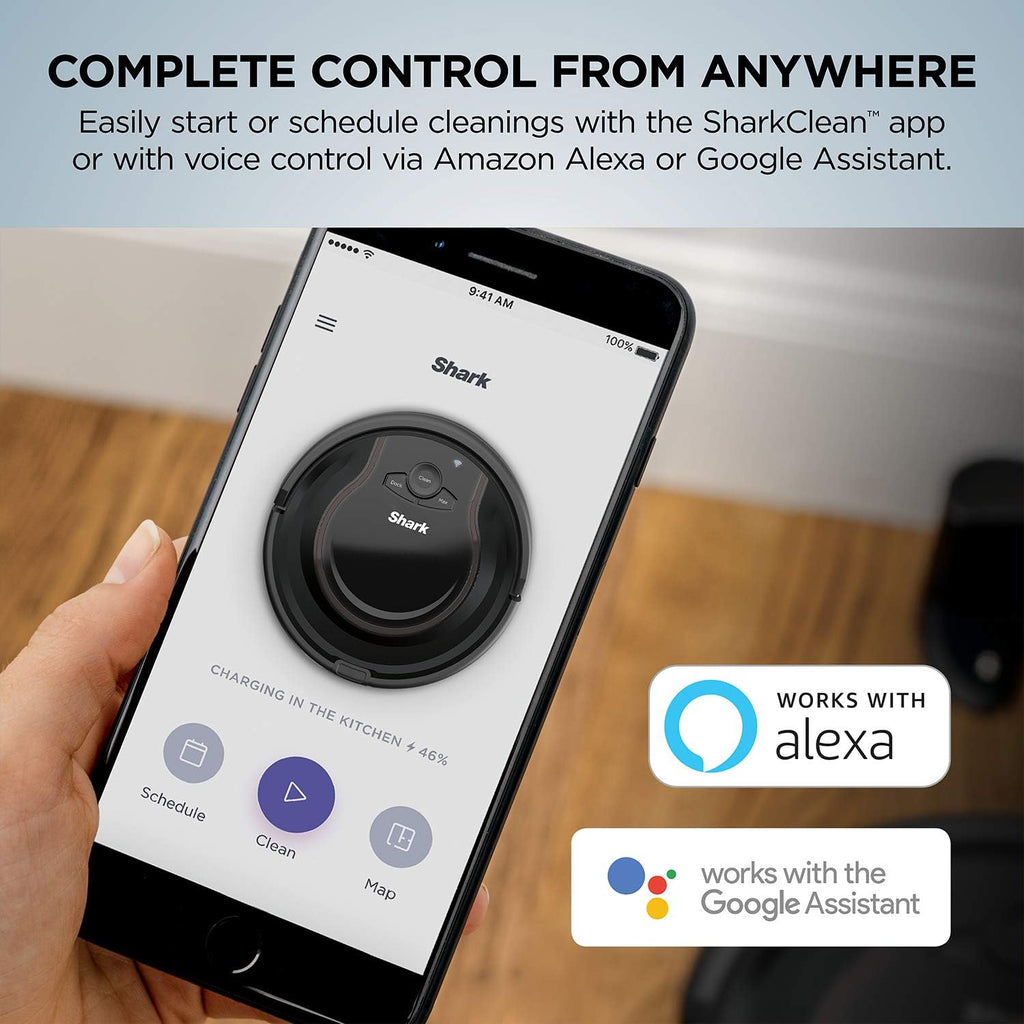 AI Robot Vacuum with XL HEPA Self-Empty Base, Bagless, 60-Day Capacity, LIDAR Navigation, Perfect for Pet Hair, Compatible with Alexa, Wi-Fi Connected, Carpet & Hard Floor, Black wourant