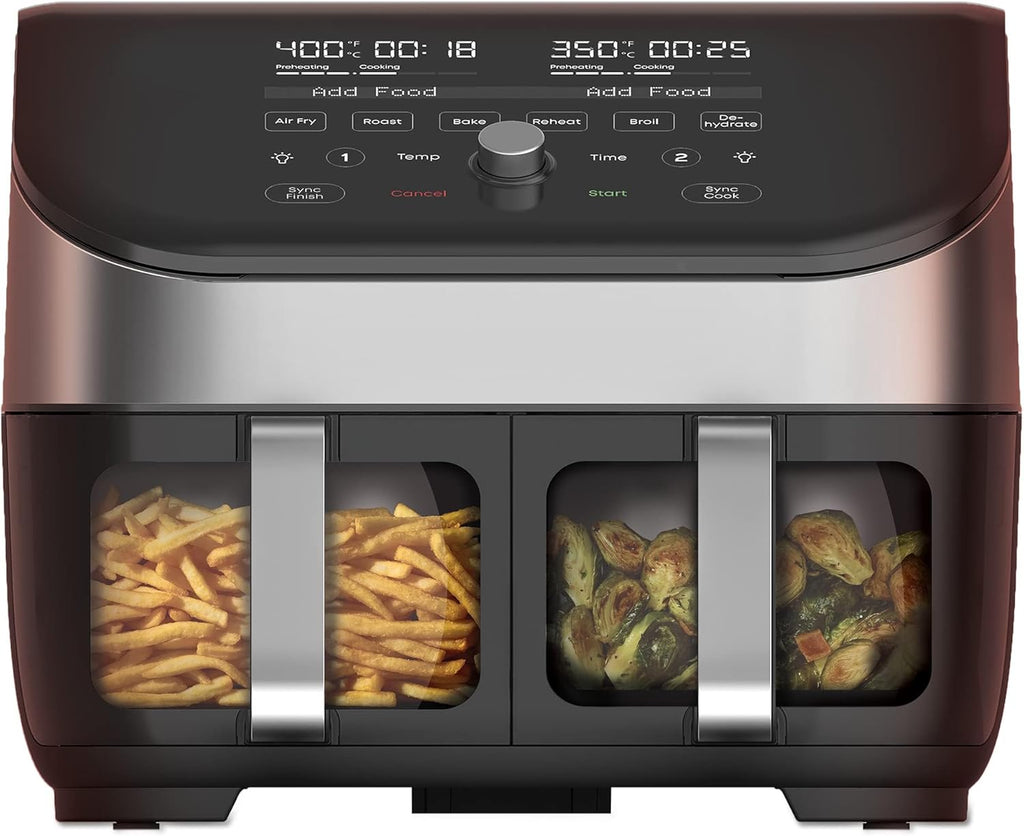 Instant Pot Vortex Plus 6QT Air Fryer with Odor Erase Technology,6-in-1 Functions that Crisps,Roasts, Broils,Dehydrates, Bakes & Reheats, 100+In-App Recipes, from the Makers of Instant Pot,1700W,Black wourant