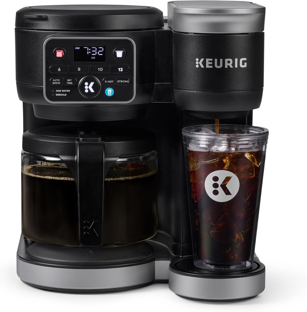 Keurig K-Duo Hot & Iced Single Serve & Carafe Coffee Maker, MultiStream Technology, 72oz Reservoir (Gen 2) woonhhop
