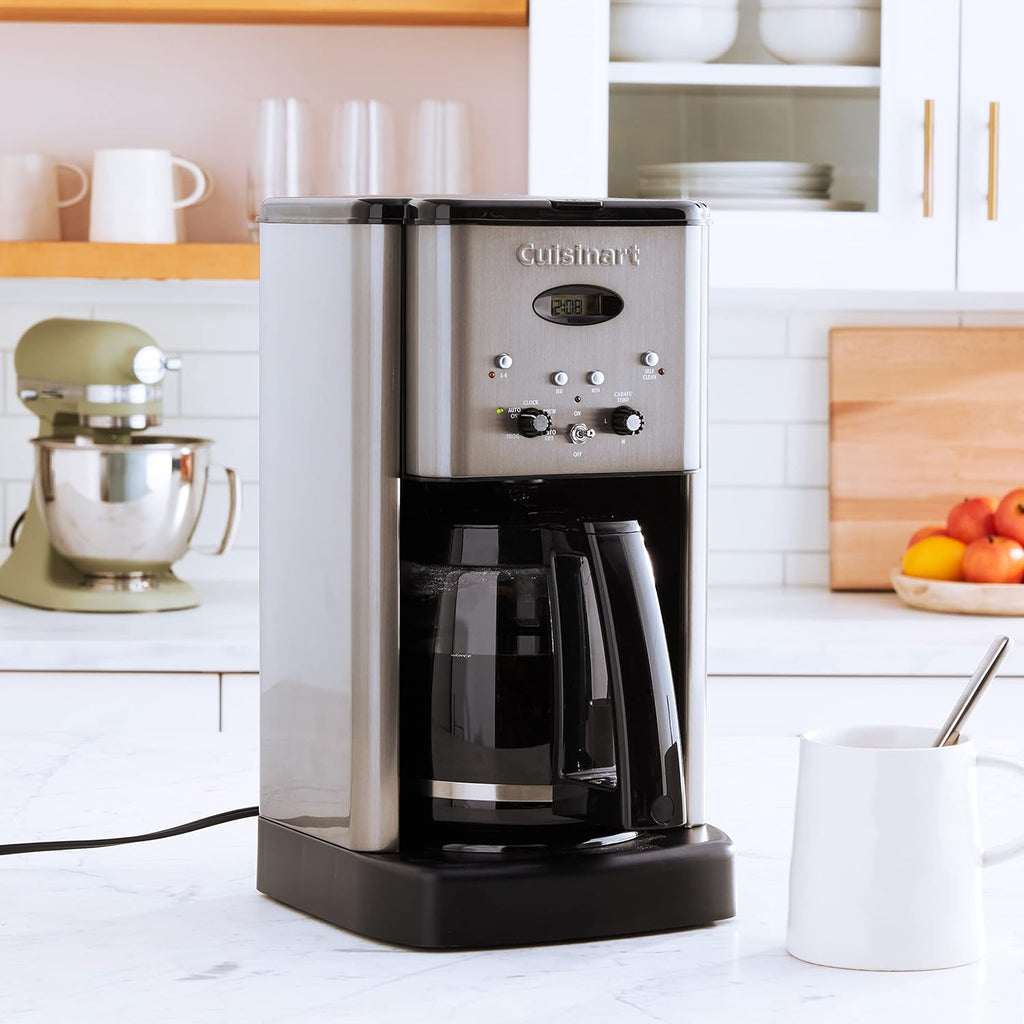 Cuisinart DCC-1200P1 Brew Central 12-Cup Programmable Coffeemaker Coffee Maker, Carafe, Brushed Chrome wourant