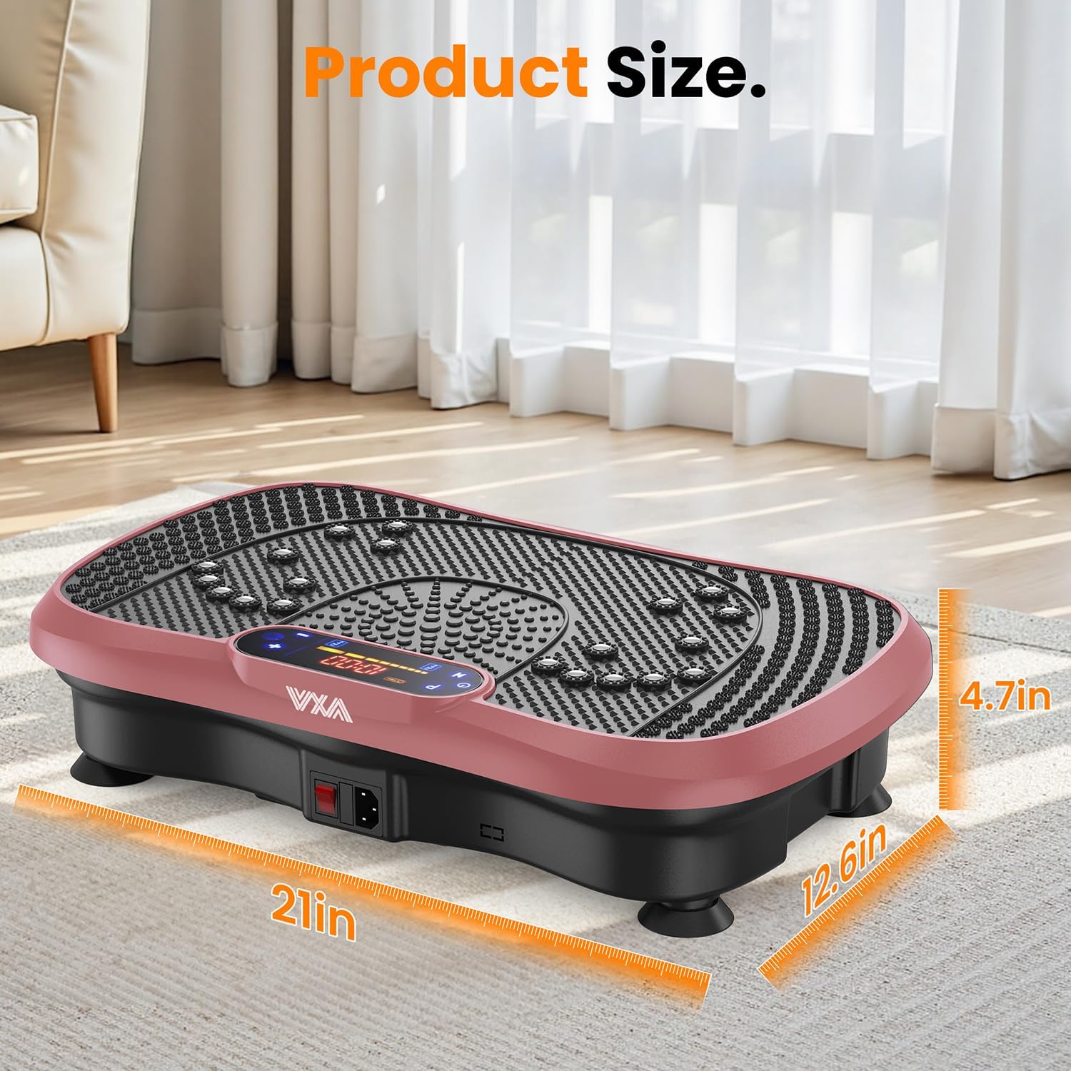 AXV Vibration Plate Fitness Platform Trainer Suitable for men and women to lose weight and burn fat at the gym wourant