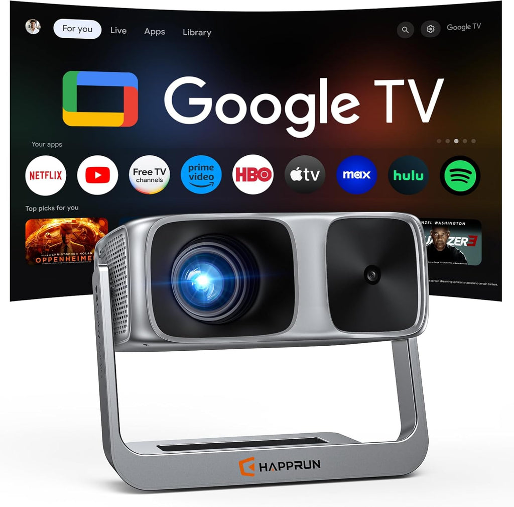 2000 ANSI Official Licensed Google TV Outdoor Projector 4K Decoding, Smart Projector wourant