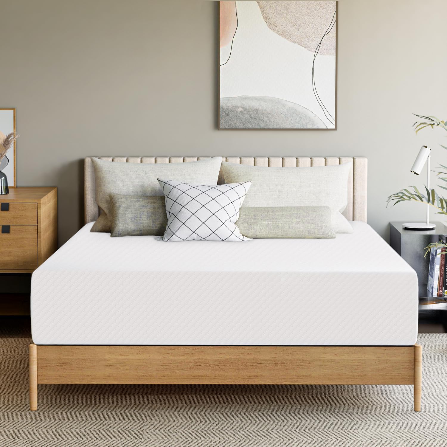 GAESTE 8 Inch Full Cooling Gel Memory Foam Mattress for Cool Sleep Medium Firm CertiPUR-US Certified Foam, Mattress in a Box Pressure Relief Removable Cover No Fiberglass (Full, 8 in) woonhhop