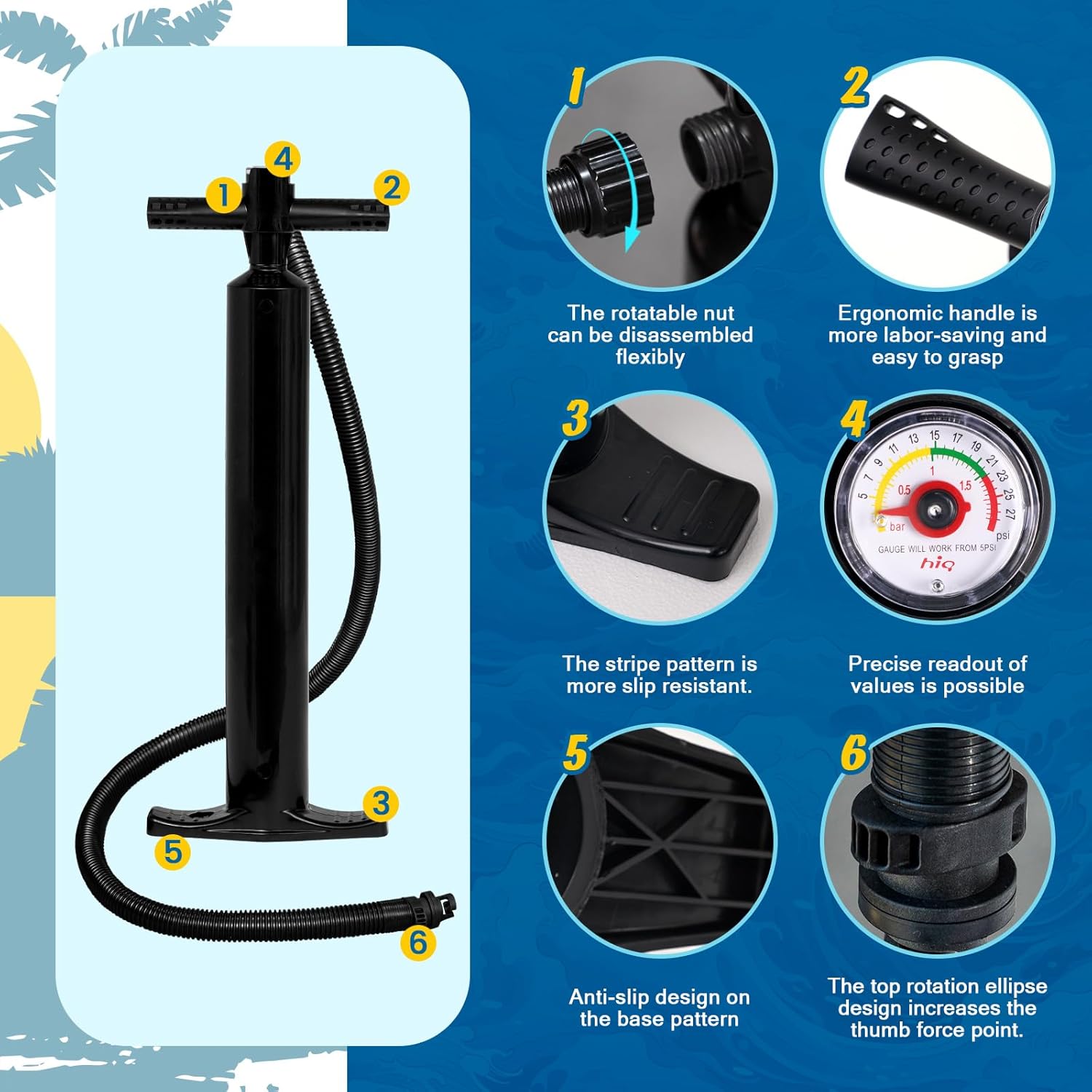FunWater Inflatable Stand Up Paddle Board with Premium SUP Paddle Accessories, Non-Slip EVA Deck, 11'/10'6' Paddle wourant