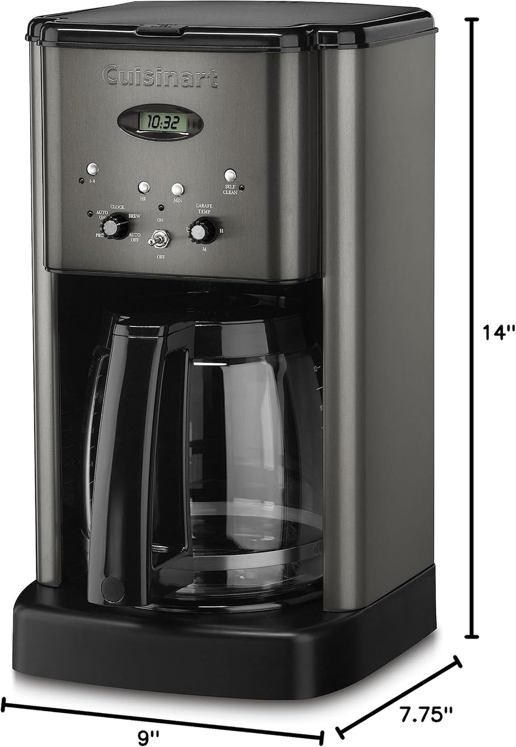 DCC-1200P1 12-Cup Programmable Coffeemaker Coffee Maker, Carafe wourant