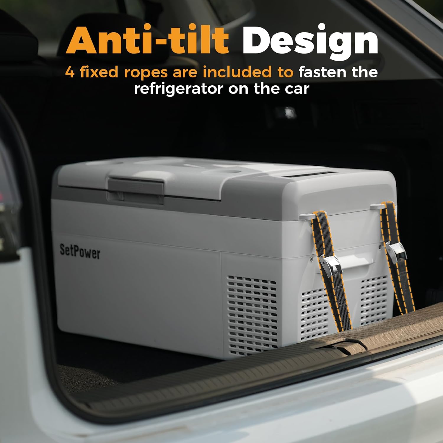 12V Refrigerator 21 Quart Portable Freezer 50 Hours Keep Cool,Electric Cooler for Vehicles Car Refrigerator 12V Portable Fridge for Car Camping Truck Van RV SUV Road Trip Travel RF20 wourant