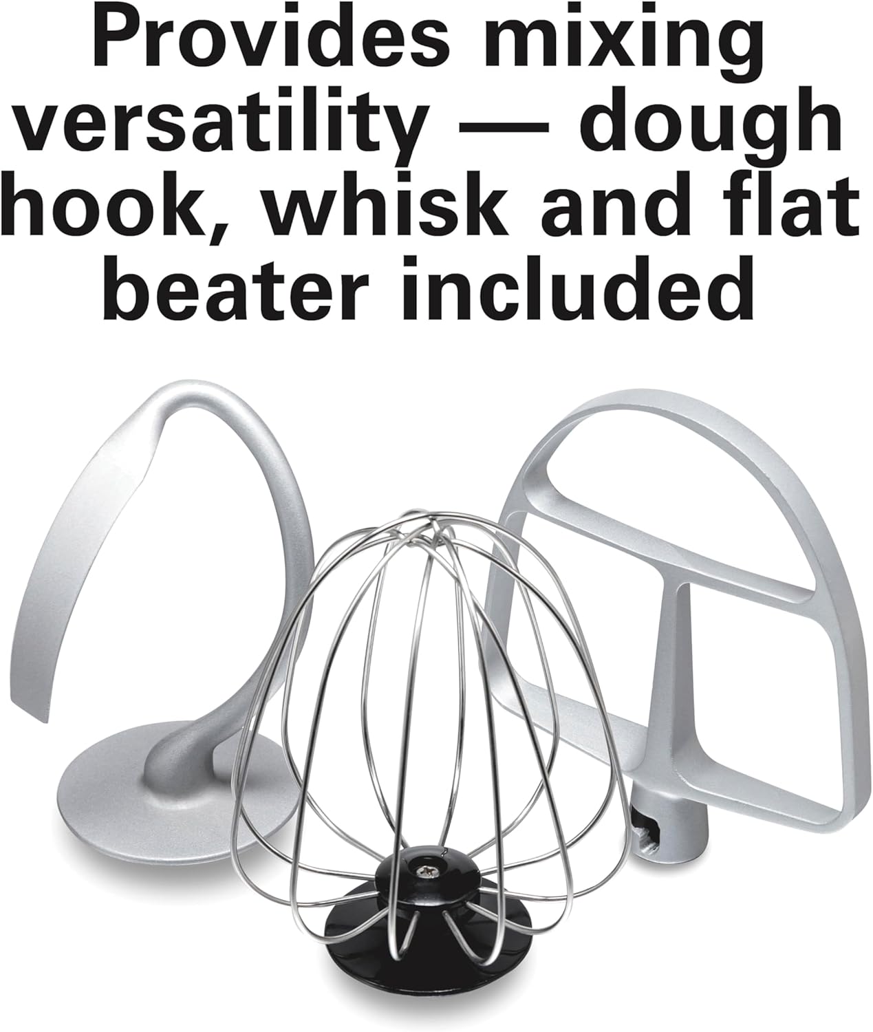 Hamilton Beach Electric Stand Mixer, 4 Quarts, Dough Hook, Flat Beater Attachments, Splash Guard 7 Speeds with Whisk, Black wourant