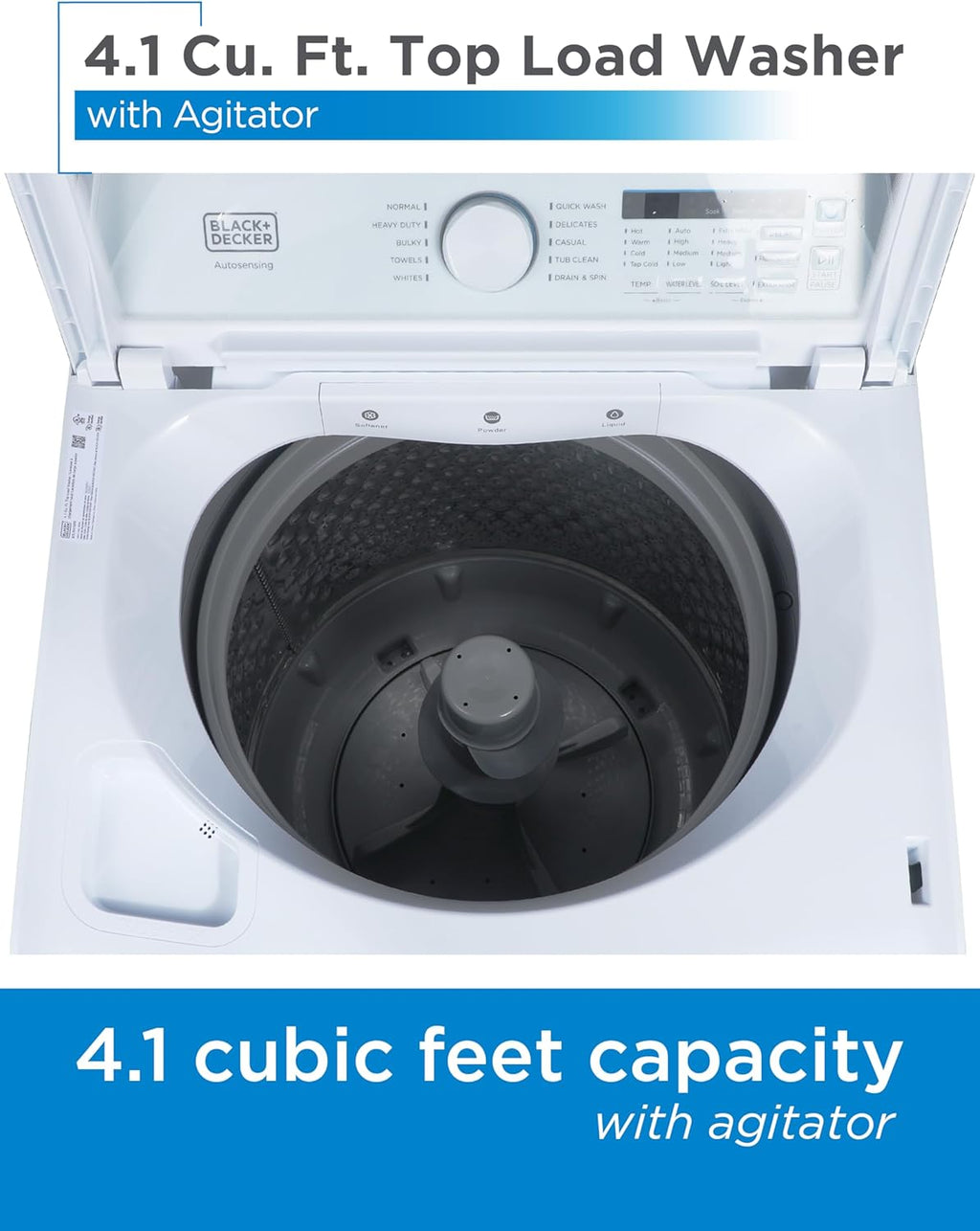 Portable Washer 6.6 lb. Capacity Washing Machine for Homes & Apartments 5 Wash Cycles Quick Connect Sink Adapter and Drain Hose Included Transparent Lid wourant