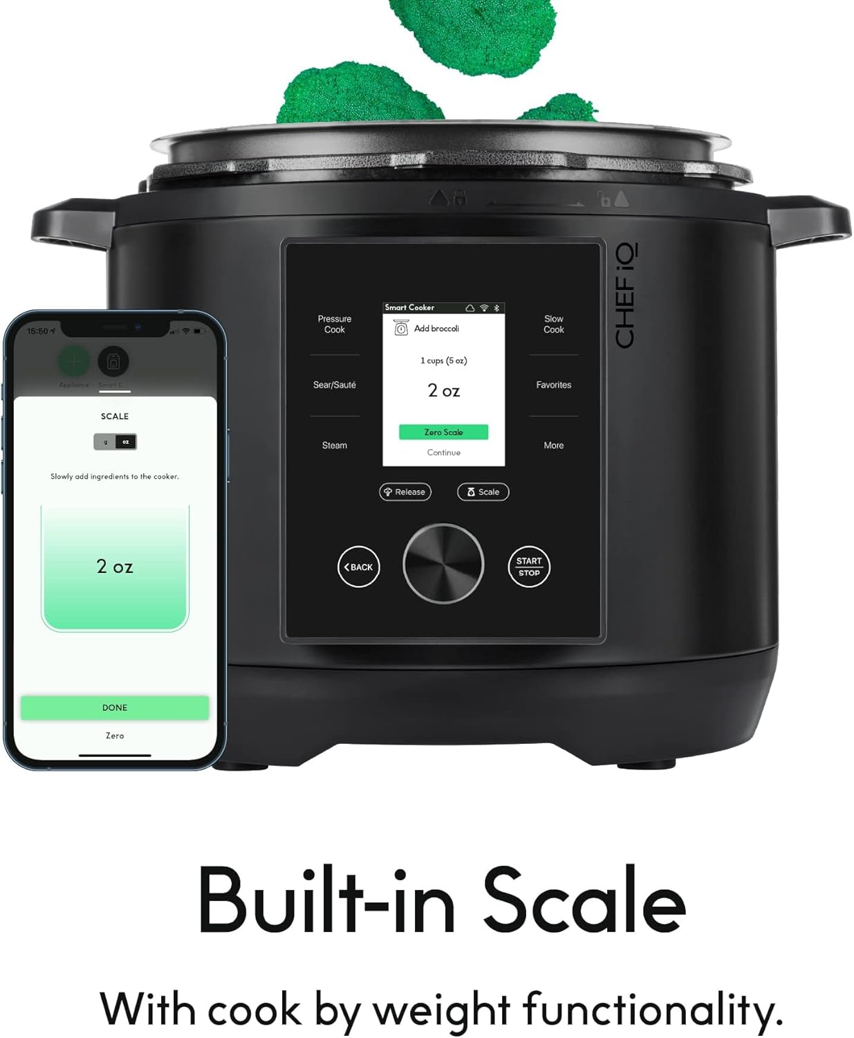CHEF iQ Smart Pressure Cooker with WiFi and Built-in Scale - Easy-to-use 10-in-1 Multi-Cooker Rice Cooker, Slow Cooker, Instant Meal for Foodies wourant