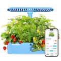 Sainlogic Hydroponics Growing System Kit, 12 Pods Watering Planter, Smart Indoor Garden with APP & WiFi Connected, 5 X Growth with 24W LED, Quiet Pump, for Vegetables, Herbs and Flowers wourant