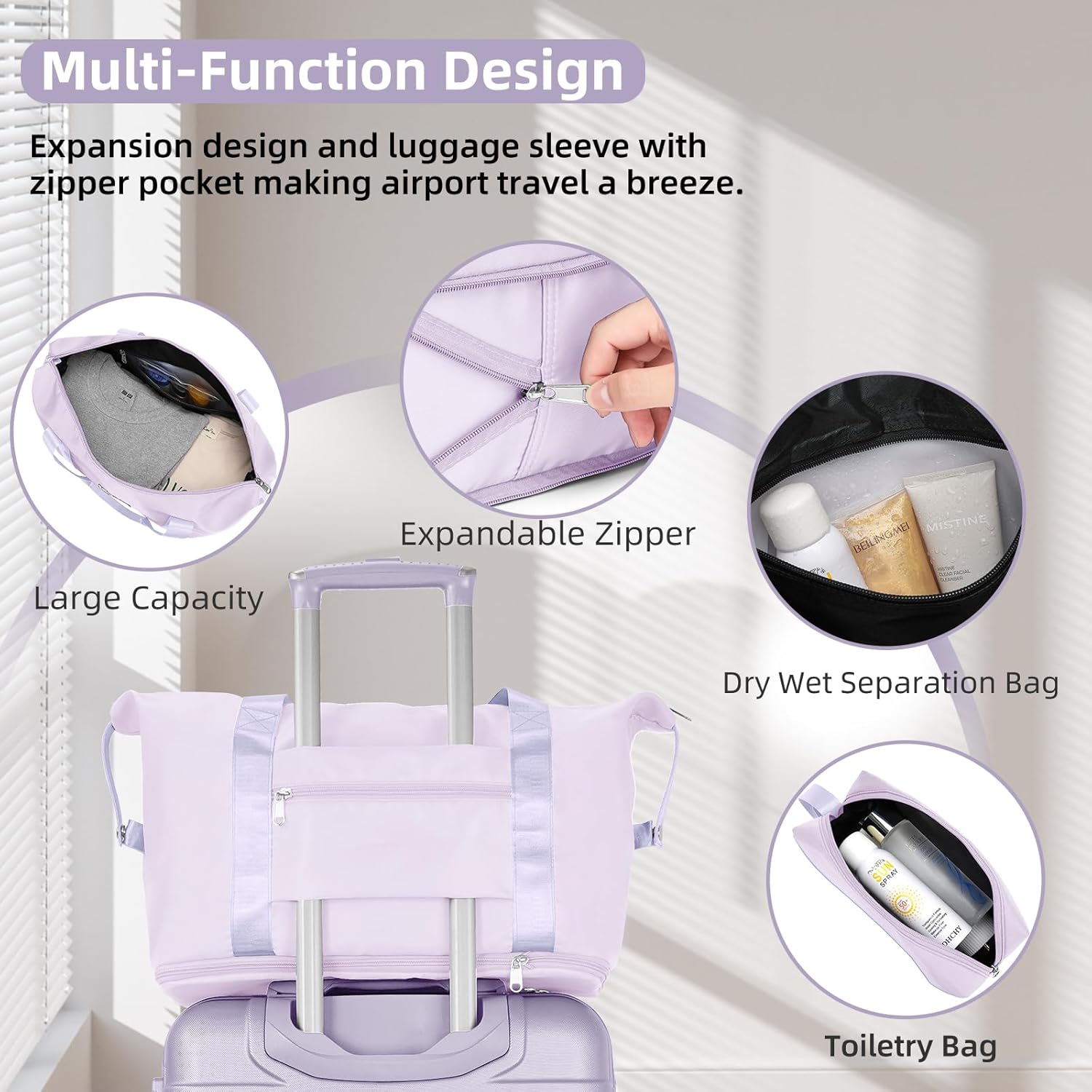 6-piece luggage set, expandable hardshell suitcase set with spinner wheels, lightweight rolling luggage set wourant