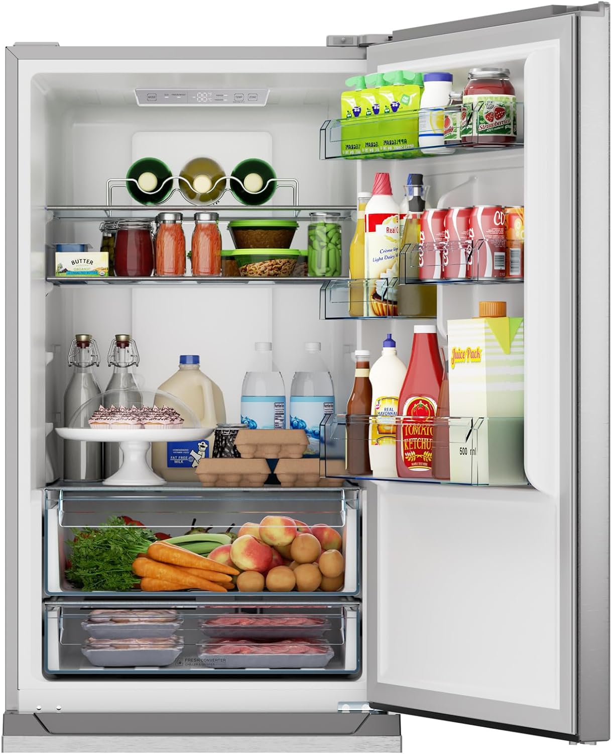 Sharp Bottom-Freezer Counter-Depth Refrigerator, 24 Inch, 11.5 Cubic Foot wourant