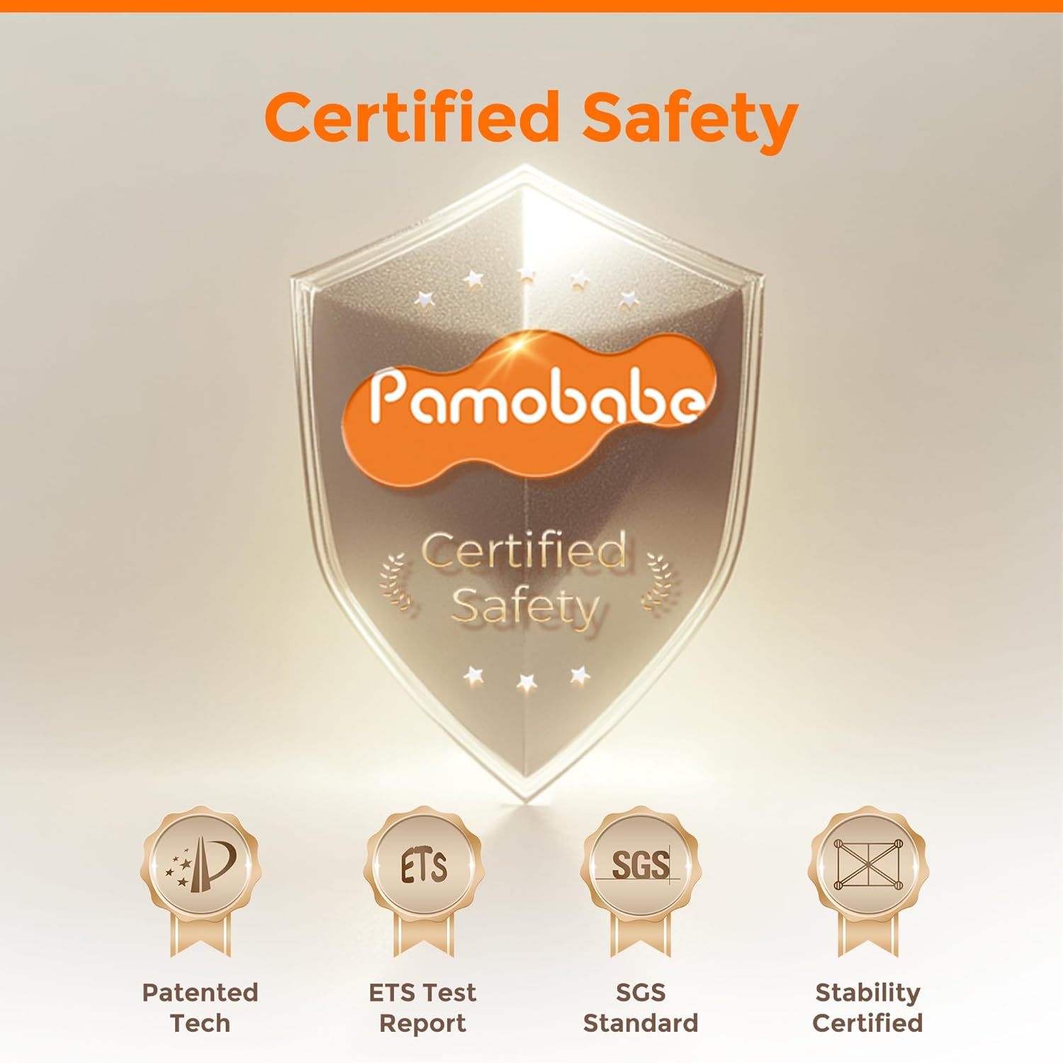 Pamo Babe Baby Playpen - Heavy-duty steel frame provides a safe sleeping space and portable crib wourant