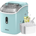 Nugget Ice Maker Countertop, Silonn Chewable Pellet Ice Machine with Self-Cleanin Function, 33lbs/24H Portable Ice Makers for Home Kitchen Officce, Black wourant