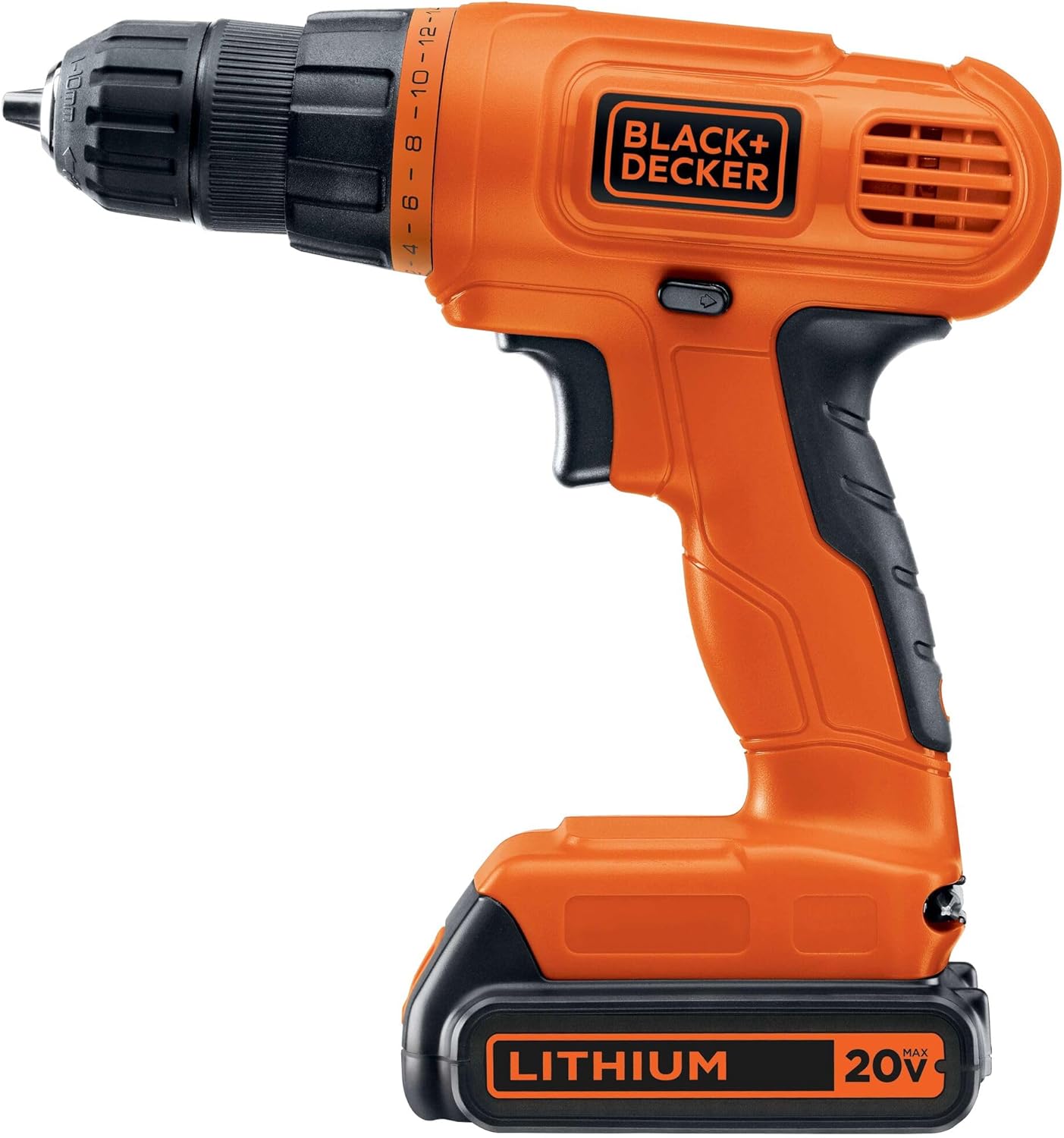 BLACK+DECKER 20V MAX POWERCONNECT Power Drill Cordless Drill Driver Electric Screwdriver with 30 Piece Bit Set and Drivers Kit, Battery and Charger Included (LD120VA) wourant