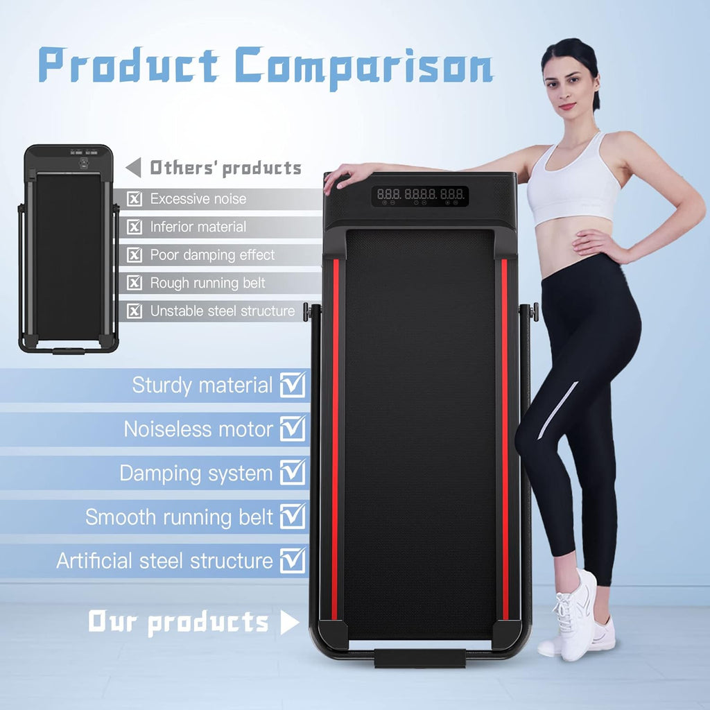 Sperax Walking Vibration Pad with APP, 3 in 1 Under Desk Treadmill, 2.5HP Low Noise Walking Treadmill Pad with Remote Control,Portable Treadmills for Home Office wourant