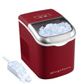 FRIGIDAIRE Retro Compact Ice Maker Machine, Bullet Ice, 26 lb per Day (BlackRoseGold) woonhhop