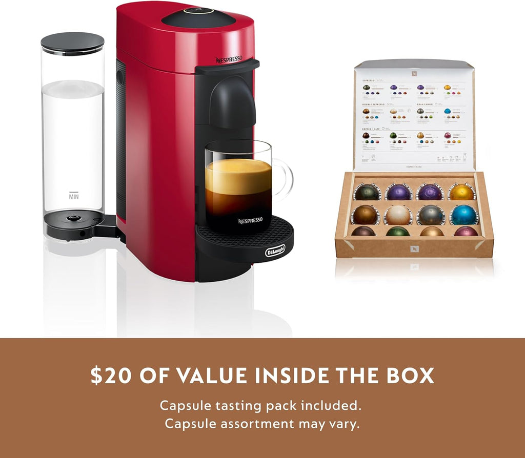 Nespresso Vertuo Plus Coffee and Espresso Maker by De'Longhi, Grey wourant