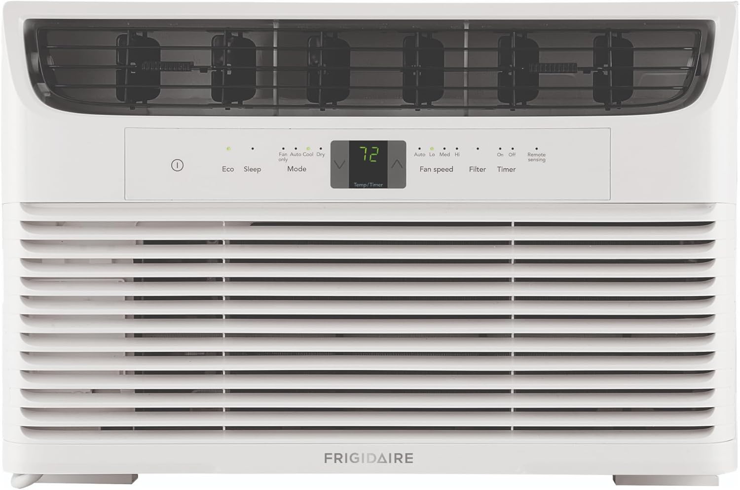 Frigidaire 5,000 BTU Window Air Conditioner with Remote Control, Cools Up to 150 Sq. Ft., Quiet Operation, Eco Mode, 3 Fan Speeds, Auto Restart, White wourant