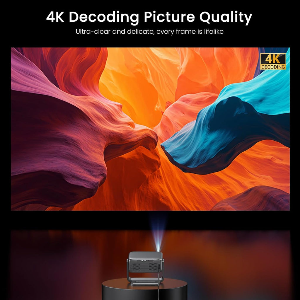2000 ANSI Official Licensed Google TV Outdoor Projector 4K Decoding, Smart Projector wourant