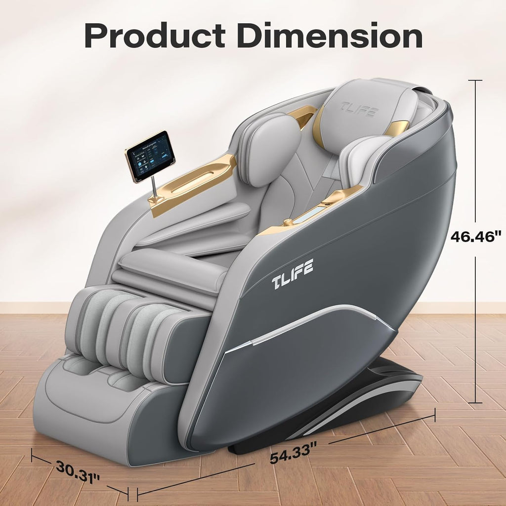 Full Body Massage Chair, 160° Zero Gravity Recliner with Body Scan, 50" SL Track Shiatsu Massage Chair, Spot Massage, Foot Roller wourant