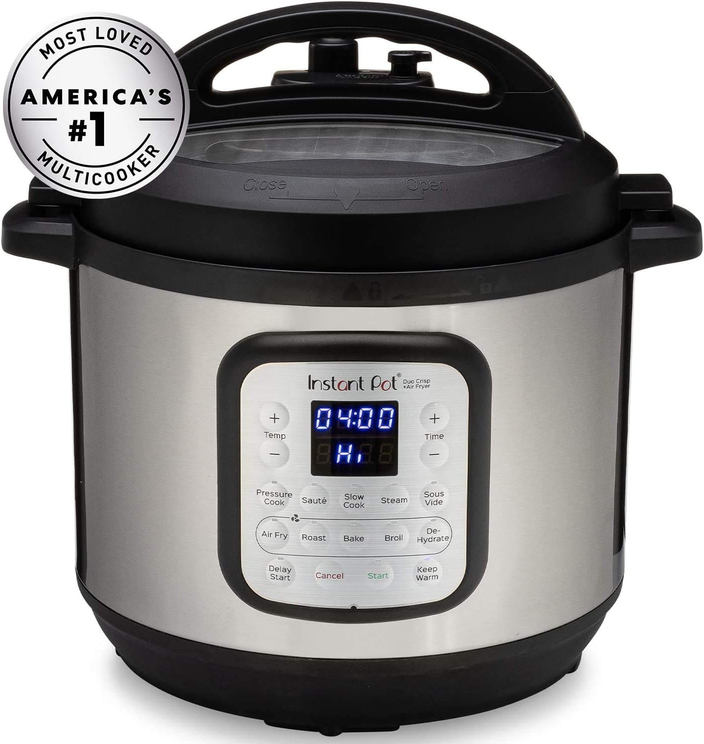 Instant Pot Duo Crisp 11-in-1 Air Fryer and Electric Pressure Cooker Combo with Multicooker Lids that Air Fries wourant