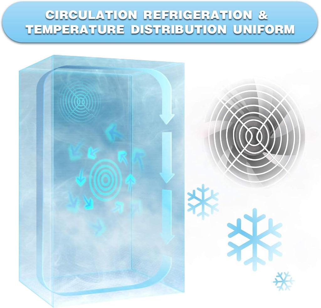 Antarctic Star Beverage Refrigerator Cooler 68 Can, Mini Fridge with Glass Door for Beer Drinks Wine,Freestanding Small Fridge with Electronic Temperature Control for Home and Bar,1.7 cu.ft wourant