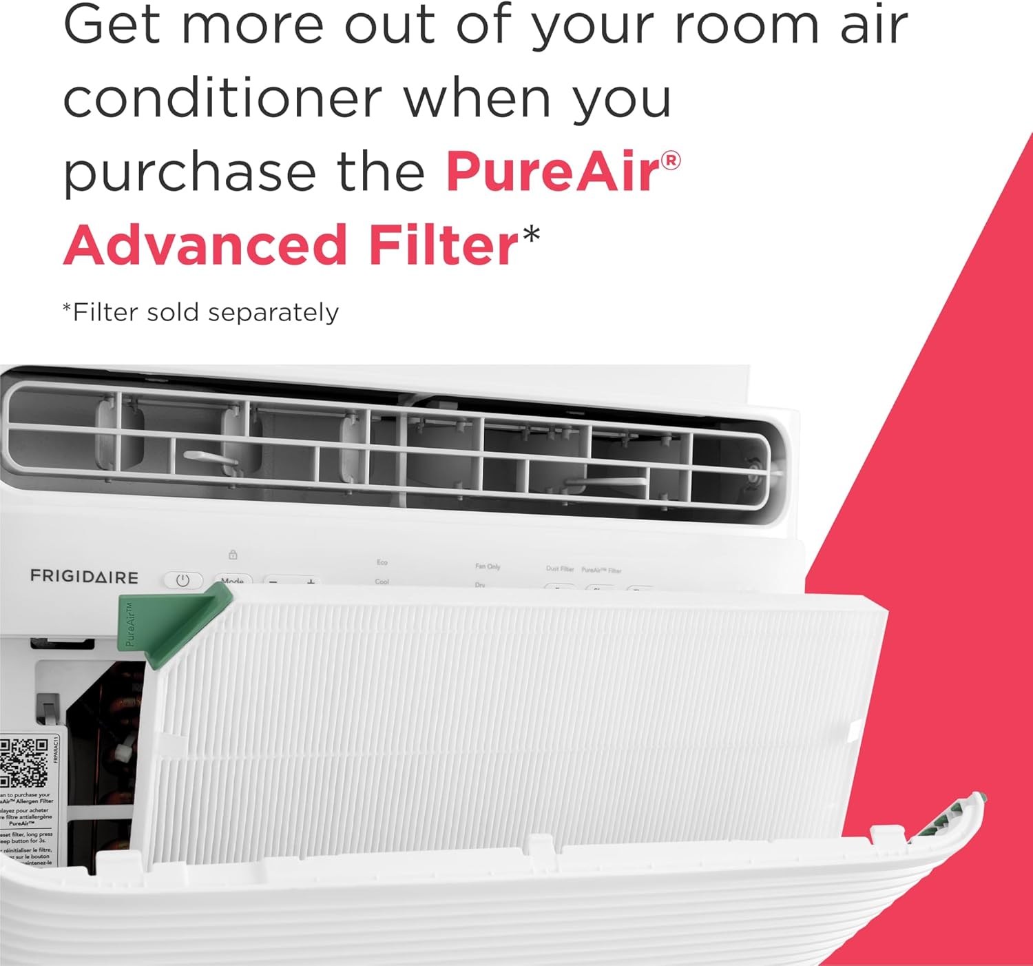 Frigidaire 5,000 BTU Window Air Conditioner with Remote Control, Cools Up to 150 Sq. Ft., Quiet Operation, Eco Mode, 3 Fan Speeds, Auto Restart, White wourant