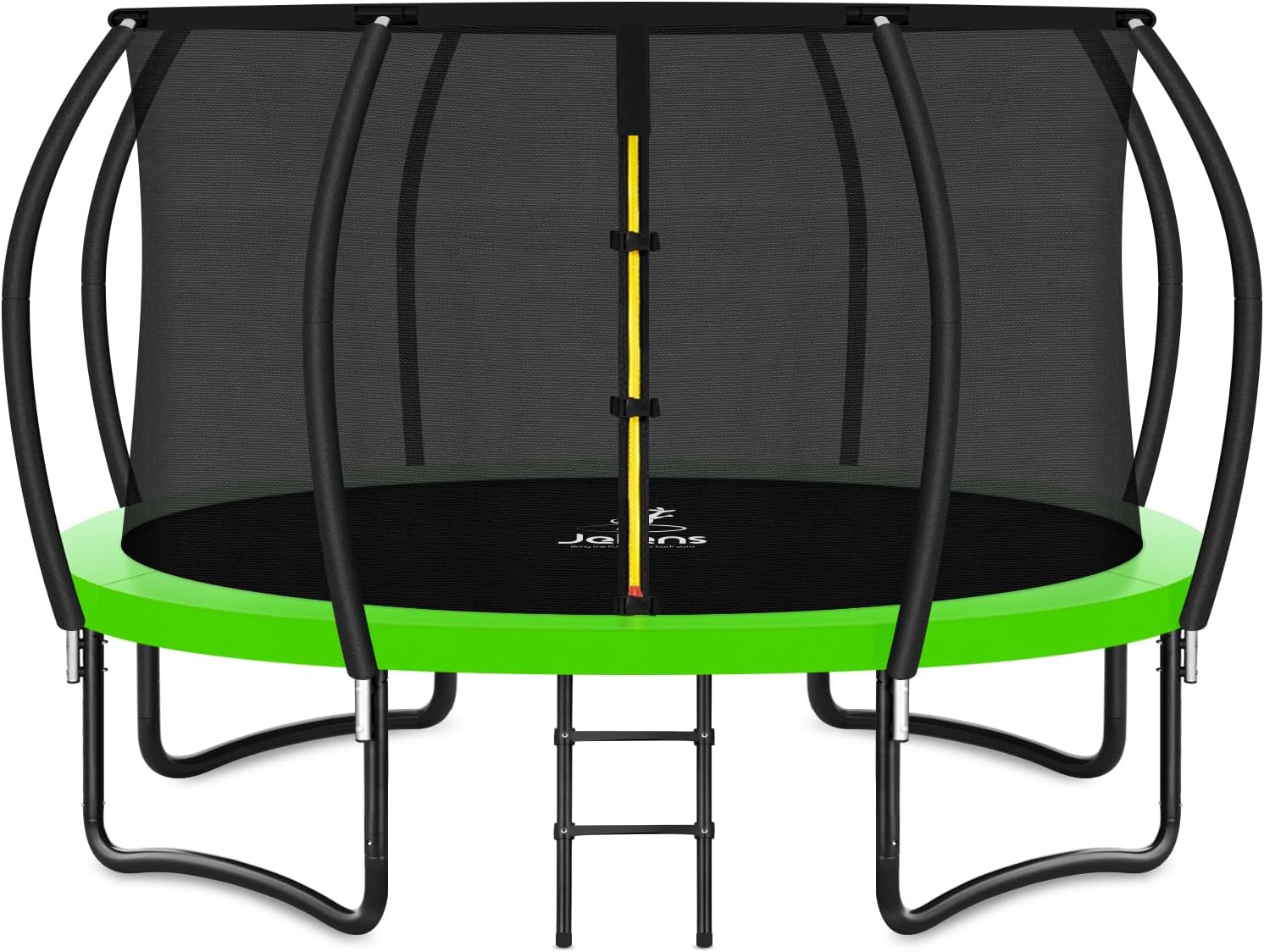 Trampoline 8FT 10FT 12FT 14FT 16FT, Recreational Trampolines with Enclosure Net and Ladder, Outdoor Anti-Rust Trampolines for Kids and Adults, ASTM Approved wourant