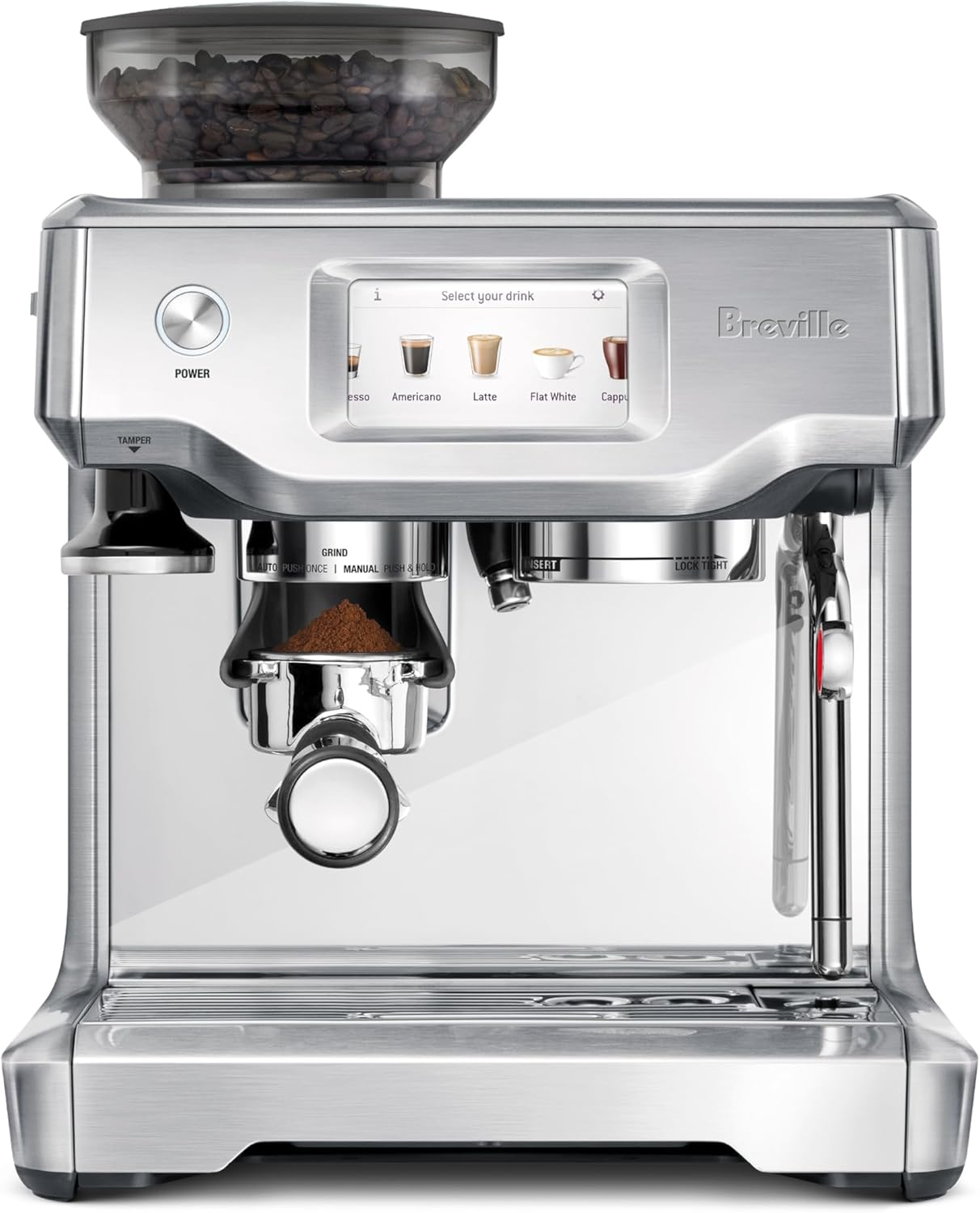 Breville Barista Touch Espresso Machine BES880BSS, Brushed Stainless Steel woonhhop