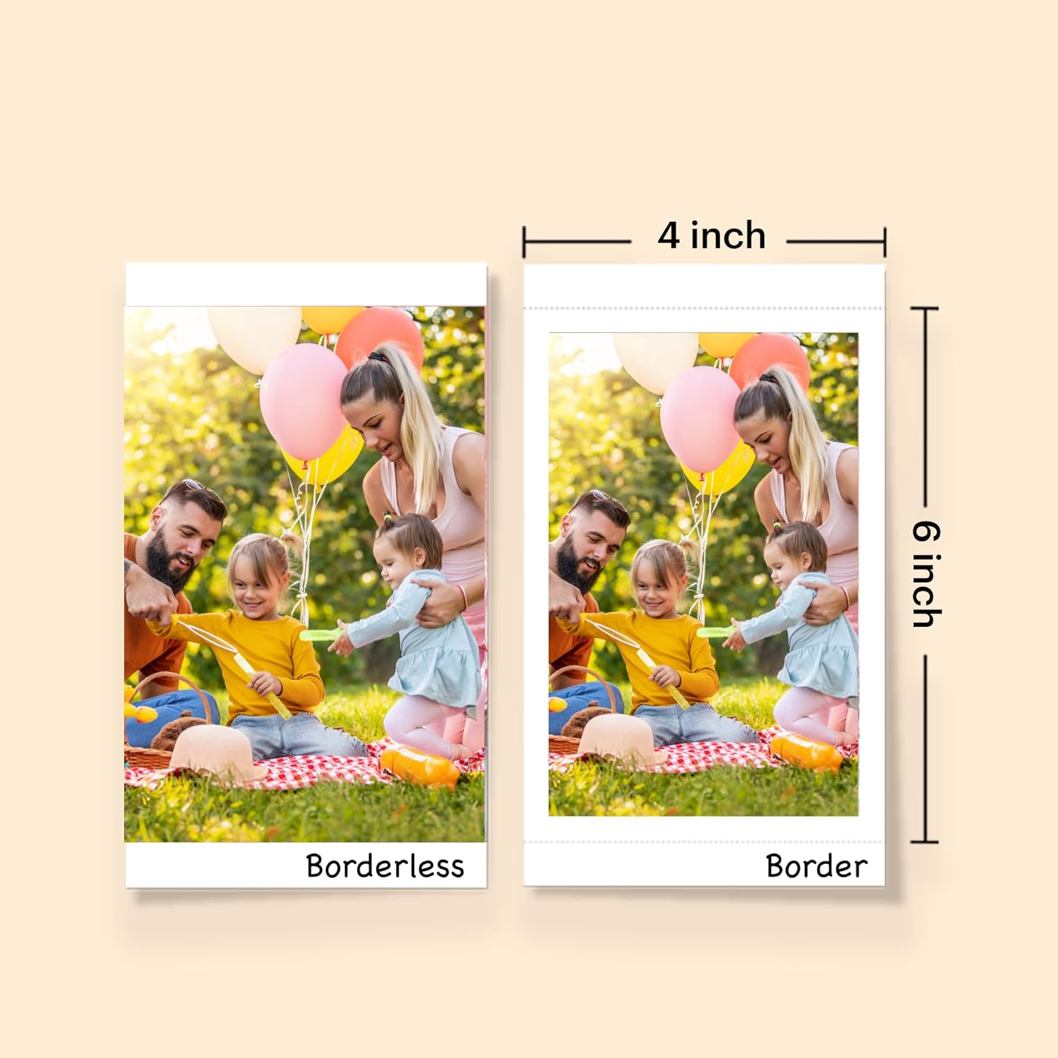 4PASS Instant Photo Printer (4x6) wourant