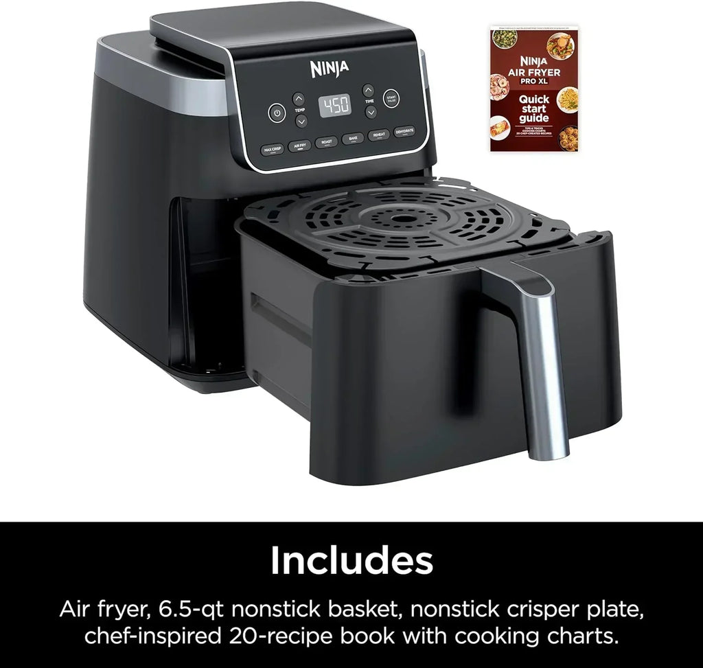 Ninja Air Fryer Pro 5-quart 4-in-1 air fryer that air fries bakes reheats and dehydrates wourant