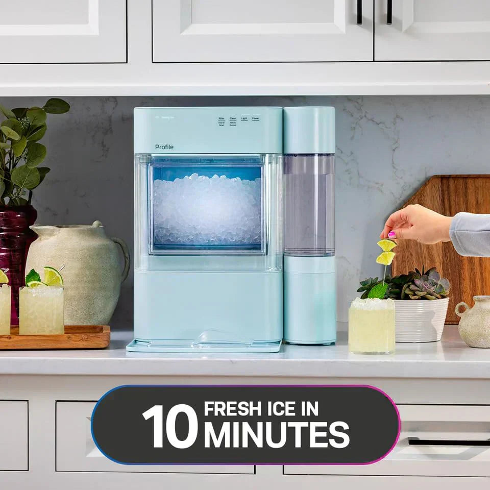 GE Profile Opal 2.0 XL with 1 Gallon Tank Chewable Crunchable Countertop Nugget Ice Maker wourant