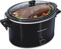 Slow Cooker Extra Large 10 Quart Stay or Go Portable With Lid Lock wourant