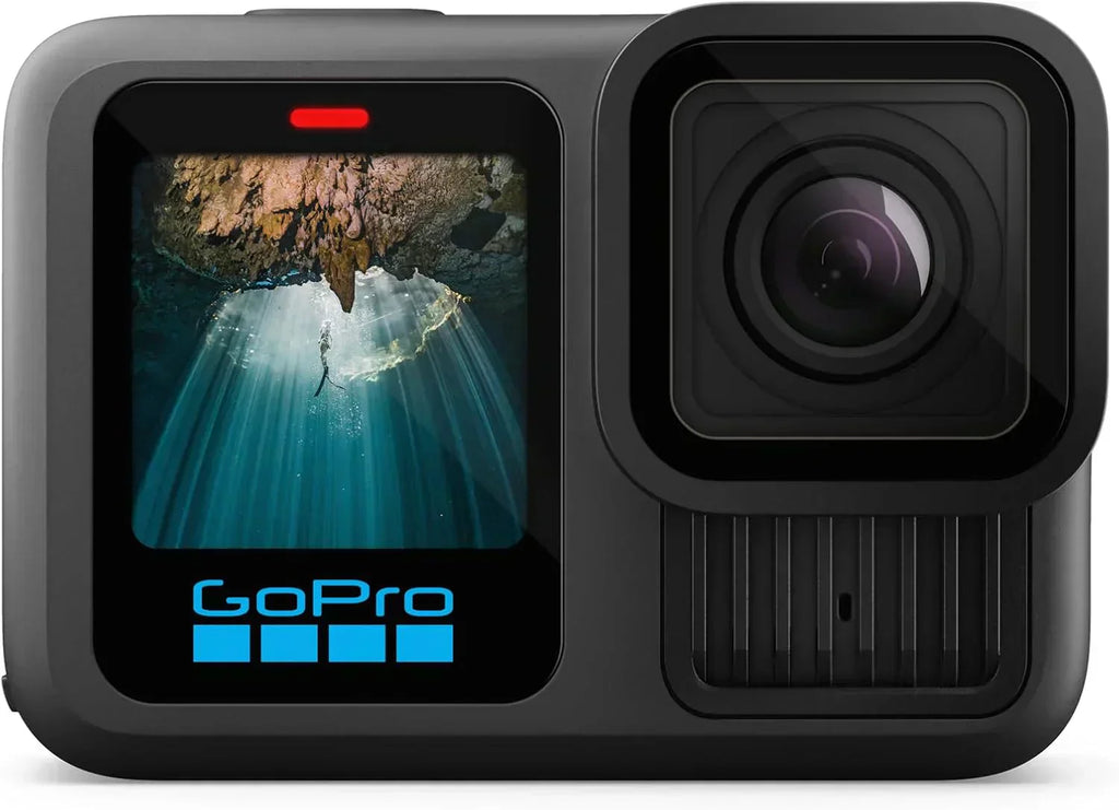 Black Waterproof Action Camera with 5.3K60 Video 27MP Photo Compatability HB-Series Lenses wourant