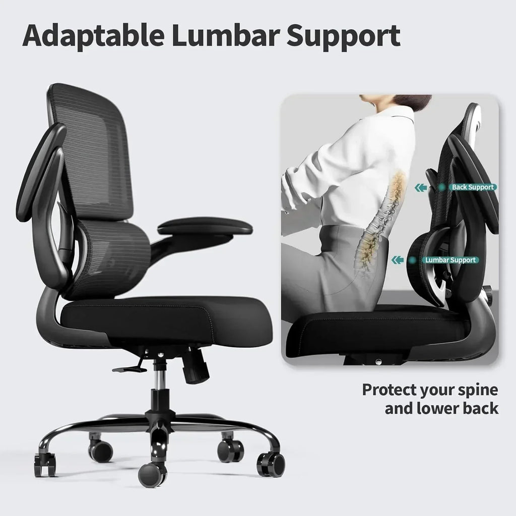 TRALT Office Chair Ergonomic Desk Chair 330 lbs Home Mesh Gaming Chair with Wheels wourant