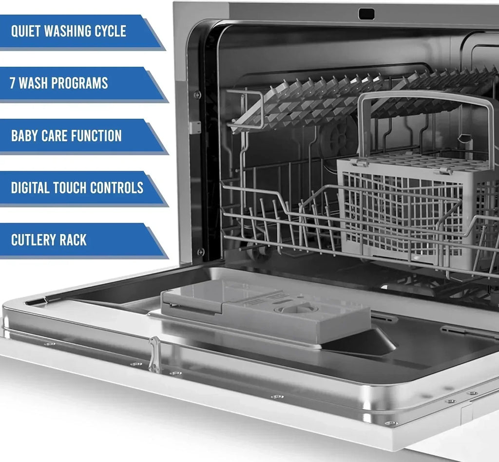 Farberware Compact 6-Station Dishwasher Portable Mini Countertop Dishwasher wourant