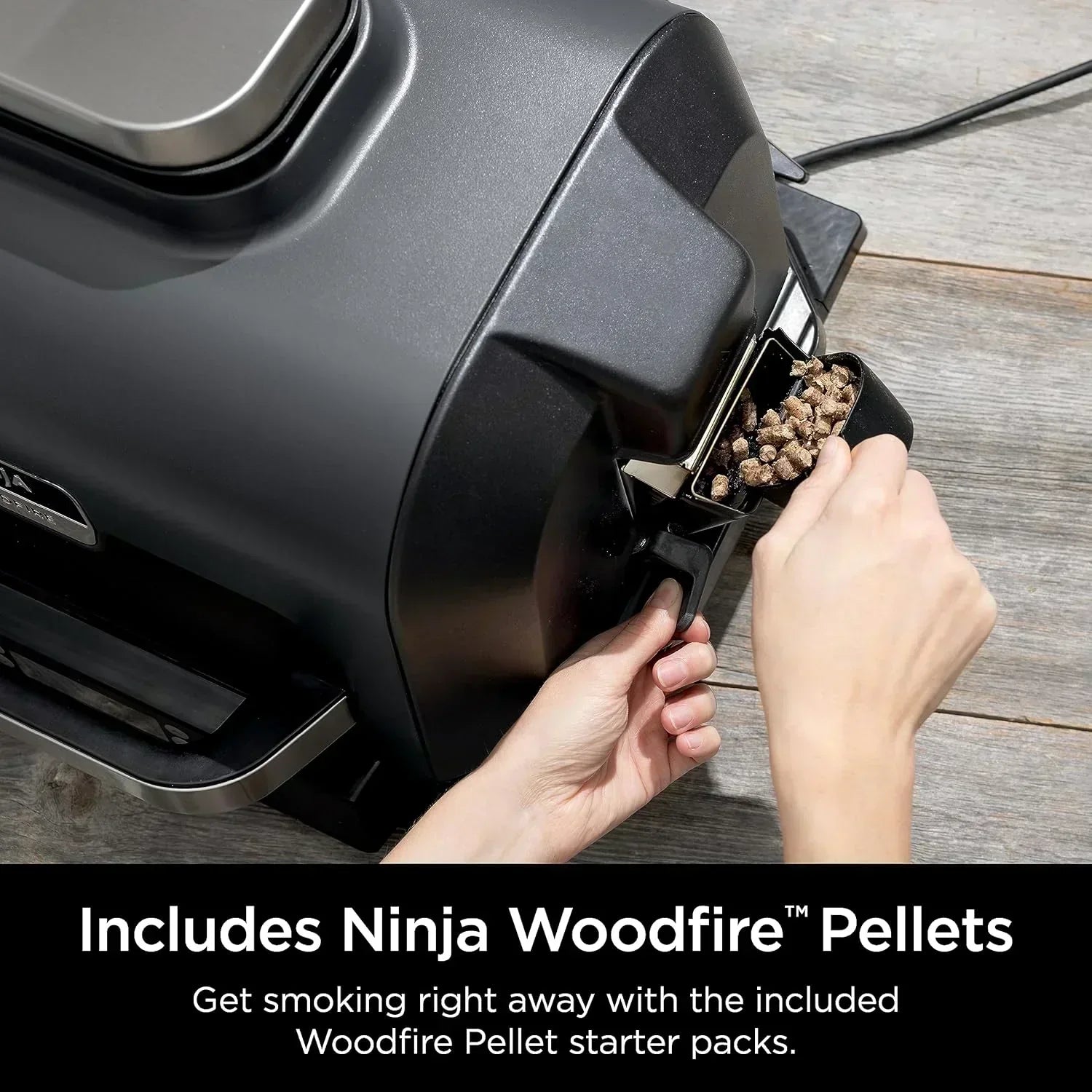 Ninja Woodfire Pro XL Outdoor Grill Smoker Thermometer 4-in-1 Master Grill BBQ Smoker Outdoor Air Fryer wourant
