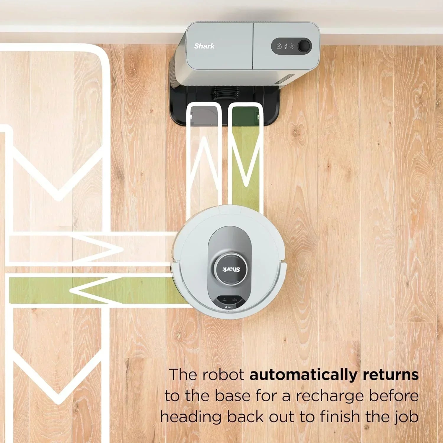 Voice Control Robot Vacuum with Matrix Clean Navigation Home Mapping 60-Day Capacity wourant