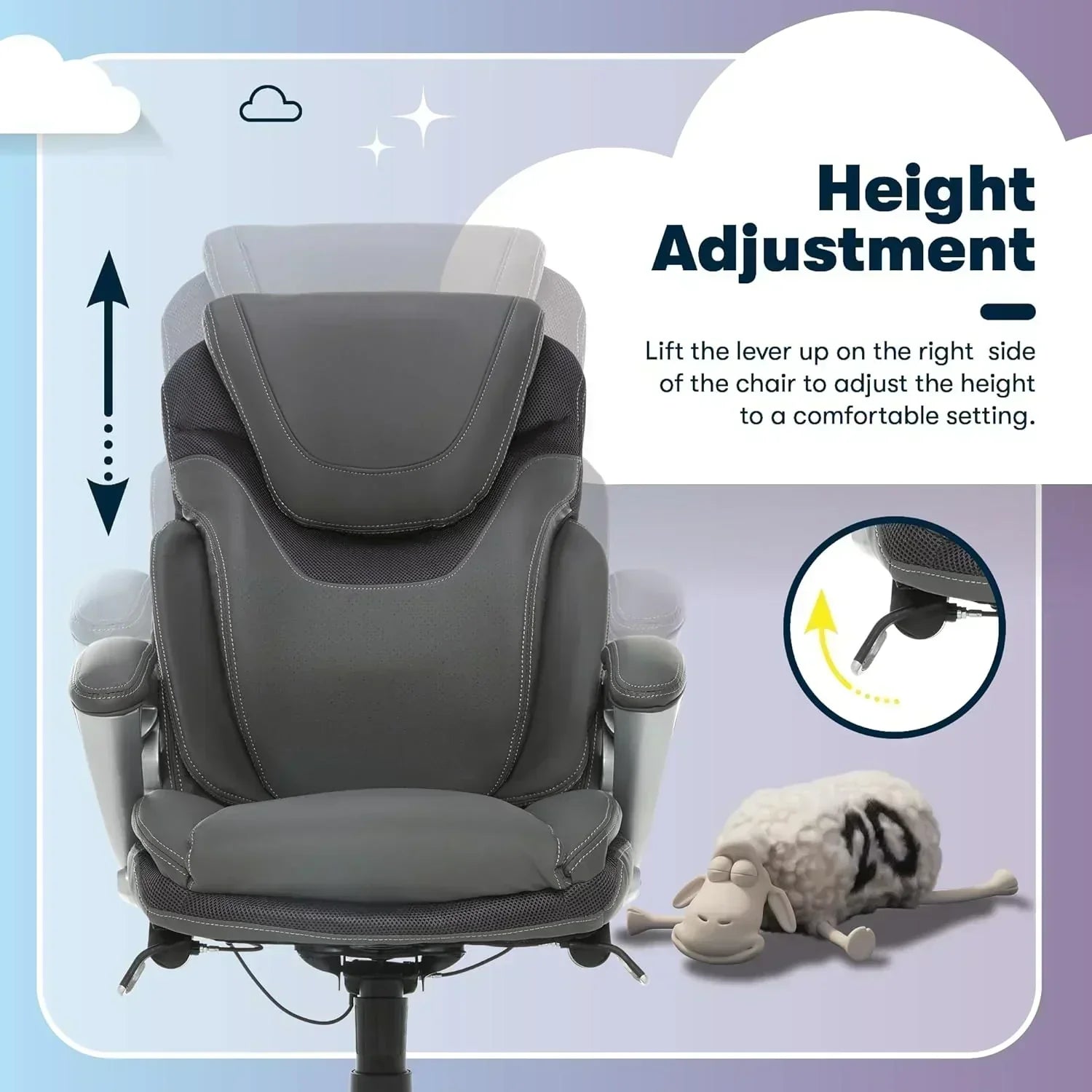 Executive office chair ergonomic computer desk and chair wourant