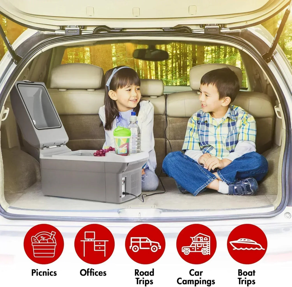 Personal Thermoelectric Cooler/Warmer 14 Liter Capacity Portable Electric Car Cooler wourant