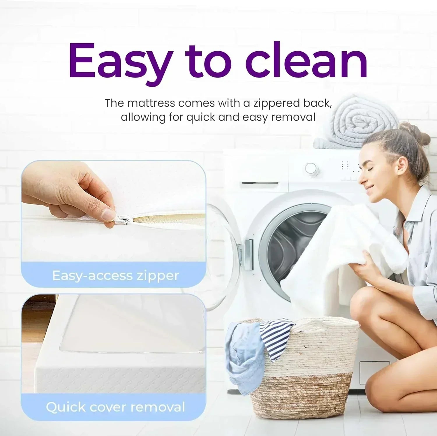 GAESTE 8-inch Fully Cooling Gel Memory Foam Mattress Mattress-in-a-Box wourant