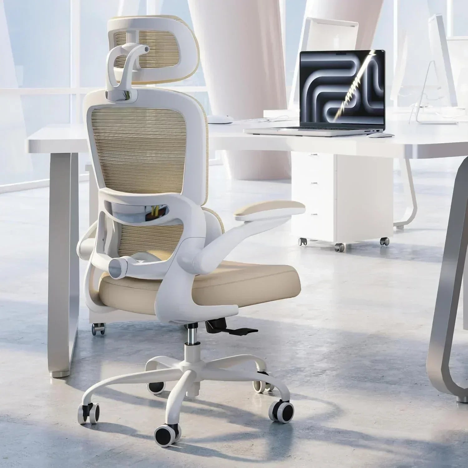 TRALT Office Chair Ergonomic Desk Chair 330 lbs Home Gaming Chair with Wheels wourant