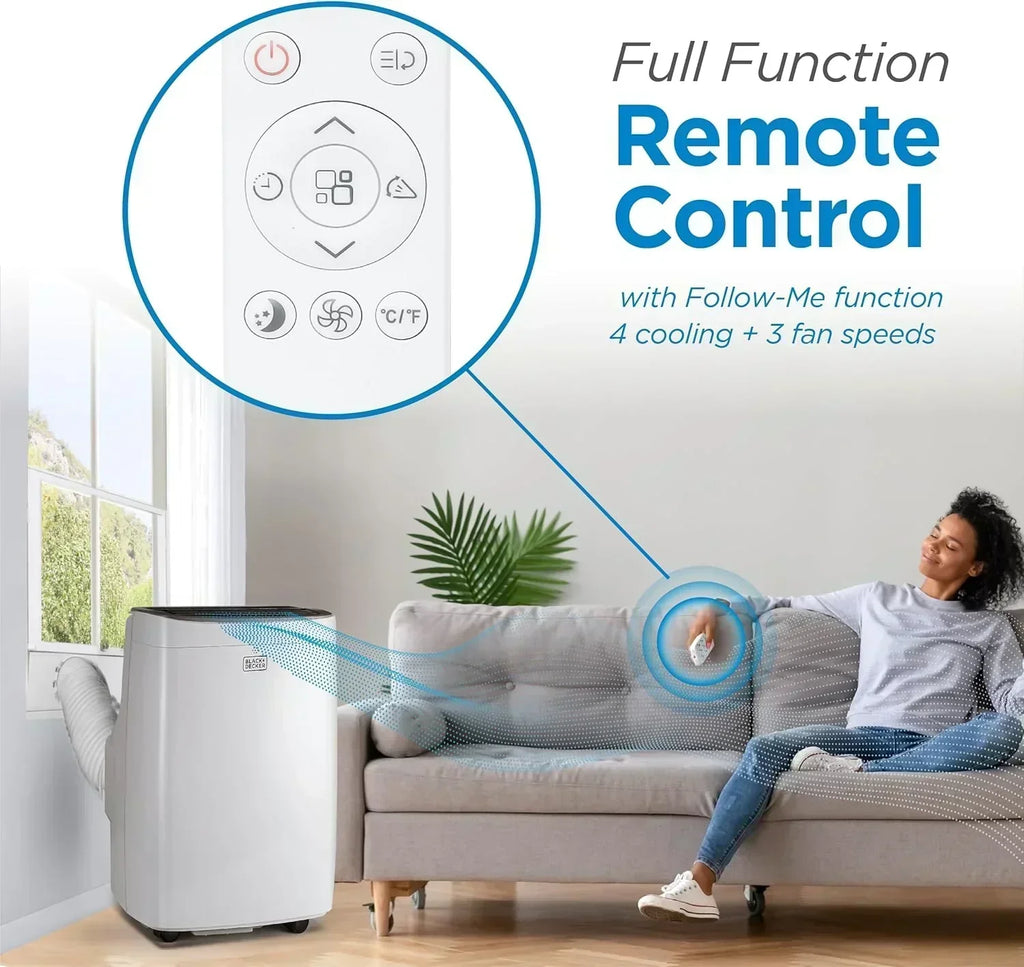 BLACK+DECKER 8,000 BTU Portable Air Conditioner for Rooms up to 350 Sq wourant